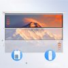 Adjustable telescopic lightweight projection screen frame with carrying case stainless projector frame