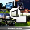 Projection screen 412x208 cm outdoor inflatable mobile projector screen outdoor cinema screen garden cinema