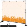 Adjustable telescopic lightweight projection screen frame with carrying case stainless projector frame