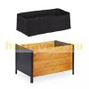 Flower box wooden flower box 48x78x51 cm 140 liter outdoor planter box