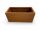 Flower box XL CORTEN steel 80x38x38cm 