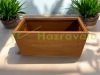 Flower box XL CORTEN steel 80x38x38cm 