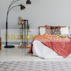   Beltéri növénytartó állvány fekete-barna virágállvány 4 polcos viráglépcső