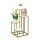 Indoor flower stand flower staircase with 4 shelves flower stand gold steel frame with marbled shelves