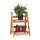 Indoor wooden flower stand in 3 different sizes M size 2 shelves