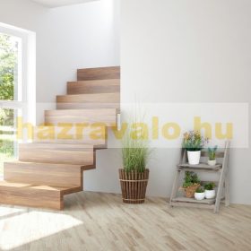   Beltéri fa virágtartó állvány 3 különböző méretben, M méret 2 polcos szürke színben