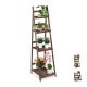 Indoor wooden flower stand in 3 different sizes, dark brown