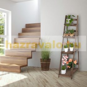   Beltéri fa virágtartó állvány 3 különböző méretben, sötétbarna színben