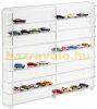 Model car showcase, shelf display cabinet transparent acrylic for 1:87 scale models 50x7x46 cm