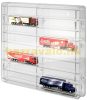 Model car showcase, shelf display cabinet transparent acrylic for 1:87 scale models 50x7x46 cm