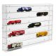 Model car truck showcase, shelf display cabinet transparent acrylic for 1:87 scale models 74.5x7x50 cm