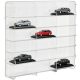 Model car showcase, shelf display cabinet transparent acrylic for 1:43 scale models 50x7.5x46 cm