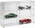 Model car showcase, shelf display cabinet transparent acrylic for 1:18 scale models 64.7x15.2x46.3 cm