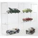 Model car showcase, shelf display cabinet transparent acrylic for 1:18 scale models 75x15.4x50 cm