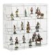 Figure, lead soldier, doll display case with transparent acrylic transparent back