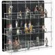 Figure, lead soldier, doll display case with transparent acrylic black back