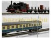 Model railway showcase, shelf presentation cabinet transparent acrylic for H0 scale models with transparent back