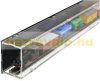 Model railway showcase N, H0, TT, Z gauge with transparent, black, mirrored back 75 cm shelf display cabinet transparent acrylic showcase segment