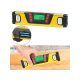 Digital spirit level with protractor function and LCD display 25 cm