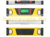 Digital spirit level with protractor function and LCD display 25 cm