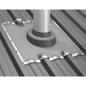   Vízzáró harang 75-155 csőátmérőhöz 410x360 mm csavarozandó ragasztandó kivitel