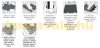 Watertight bell for pipe diameter 75-155 410x360 mm screw-on adhesive version