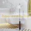 Álló WC kefe és WC papír tartó króm 70 x 25 x 22 cm