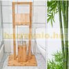 Bamboo toilet brush and toilet paper holder 82 x 36 x 21 cm