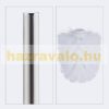 Ceramic toilet brush holder in white 
