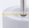 Ceramic toilet brush holder in white 