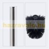 Ceramic toilet brush holder in black 