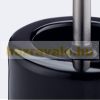 Ceramic toilet brush holder in black 