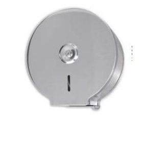   INOX400 WC papíradagoló fényes rozsdamentes acél, ipari és szállodai kivitel