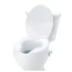 WC-magasító ülőke 10 cm-es emelés, 136 kg teherbírás, univerzális, könnyen felszerelhető megoldás
