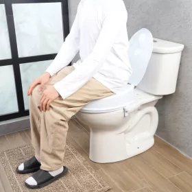   WC-magasító ülőke 10 cm-es emelés, 136 kg teherbírás, univerzális, könnyen felszerelhető megoldás