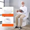 WC-magasító ülőke 15 cm-es emelés, 136 kg teherbírás, univerzális, dupla rögzítésű toalettmagasító fedéllel
