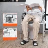 WC-ülőke emelő univerzális WC magasító 7 fokozatban állítható magasság, puha párnázott ülőfelülettel, 158,7 kg teherbírás