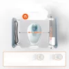 WC-ülőke emelő univerzális WC magasító 7 fokozatban állítható magasság, puha párnázott ülőfelülettel, 158,7 kg teherbírás