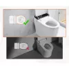 WC-ülőke magasító kapaszkodóval 8,9 cm emelés, 136 kg teherbírás, alumínium karfás toalettmagasító kerek WC-hez