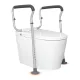 WC-ülőke emelő karfákkal, állítható 45-55 cm / 67-77 cm, 136 kg teherbírású WC kapaszkodó