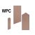 WPC kerítésléc dió 100 WPC kerítés kerítéselem