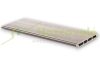 Knotted WPC wall cladding Woodlook Co-Grain fence element N+F 400 cm long Palisander fence element fence board The price is per meter!