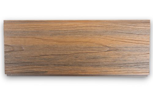 Knotted WPC wall cladding Woodlook Co-Grain fence element N+F 400 cm long Zebrano fence element fence board The price is per meter!