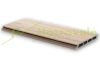 Knotted WPC wall cladding Woodlook Co-Grain fence element N+F 400 cm long Zebrano fence element fence board The price is per meter!