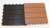 WPC tile floor tile cassette parquet 30x30 cm Wood-effect brown Merbau covering.  Matt, non-slip surface. Piece price!
