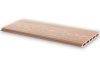 Knotted WPC fence slat Woodlook Emboss N+F fence element 180 cm long Merbau fence board