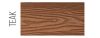 Knotted WPC fence slat Woodlook Emboss N+F fence element 180 cm long Teak fence board