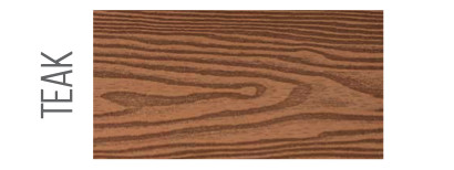 Knotted WPC fence slat Woodlook Emboss N+F fence element 180 cm long Teak fence board