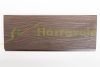Knotted WPC fence slat Woodlook Emboss N+F fence element 180 cm long Teak fence board
