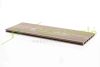 Knotted WPC fence slat Woodlook Emboss N+F fence element 180 cm long Teak fence board